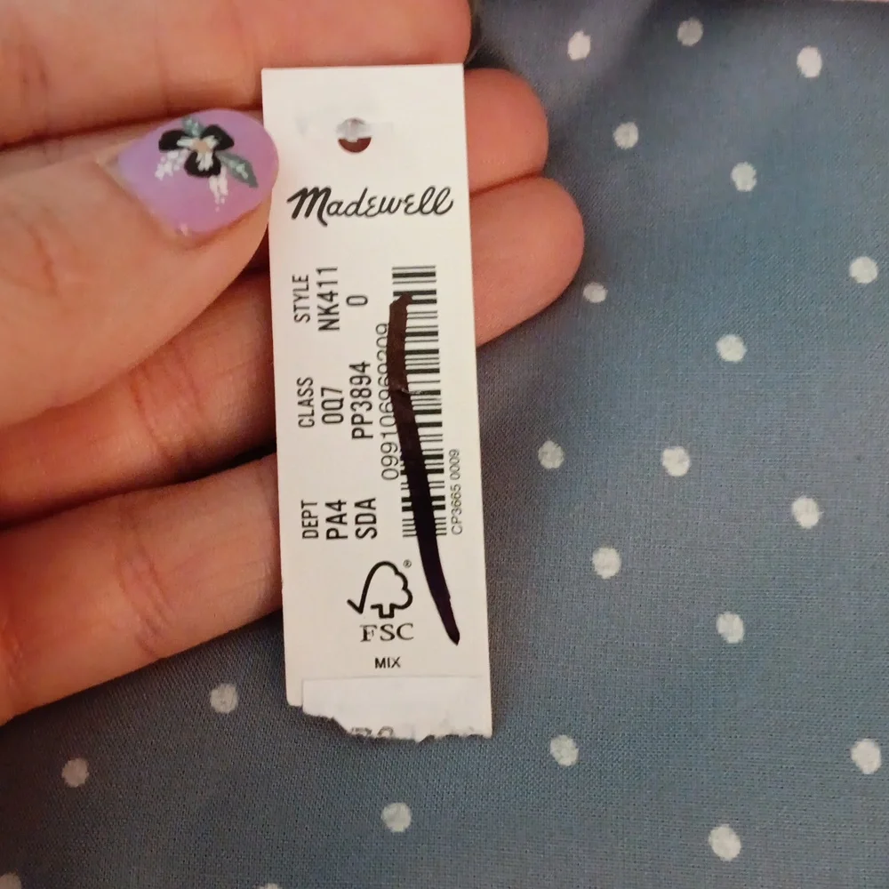 Madewell Dreamy Blue Midi Dress NWT - Picture 6 of 9